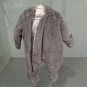Cozy Gray Kids One Piece